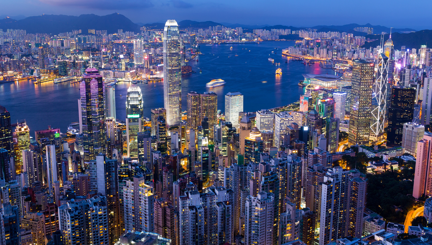 Hong Kong Night Skyline-1