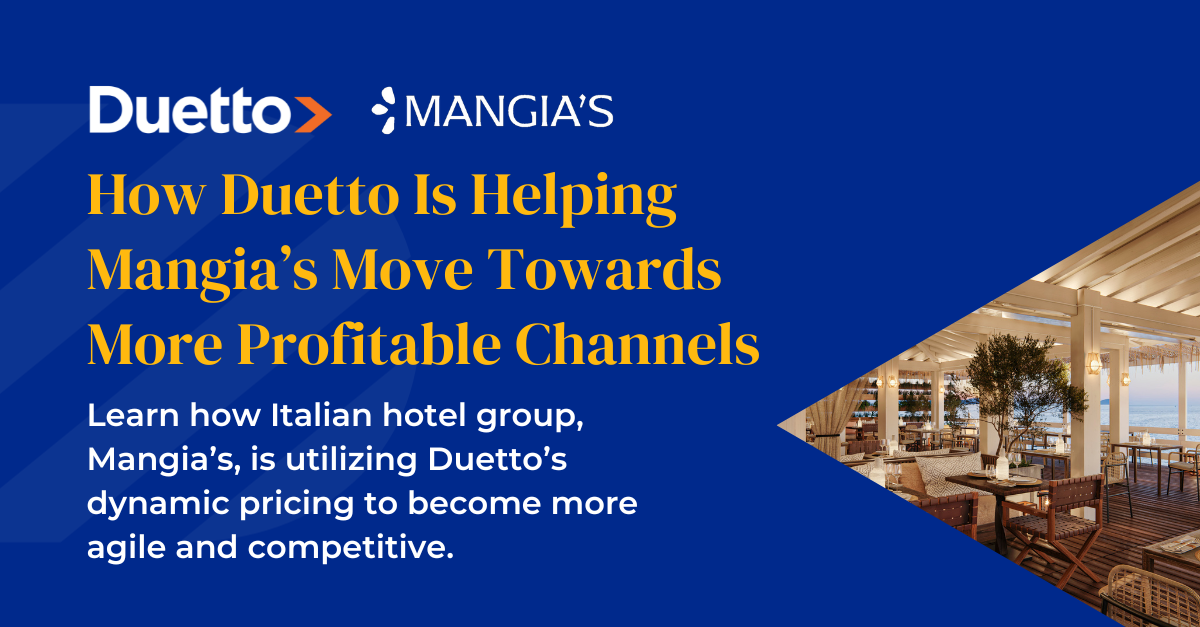 How Duetto Is Helping Mangia’s Move Towards More Profitable Channels