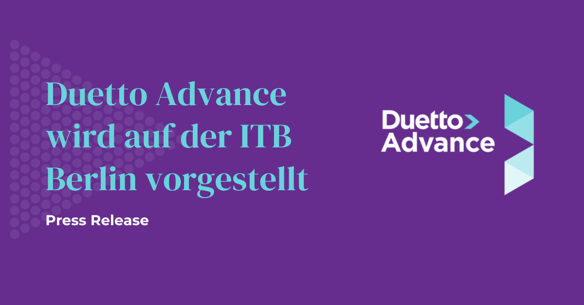 Duetto Advance wird auf der ITB Berlin vorgestellt