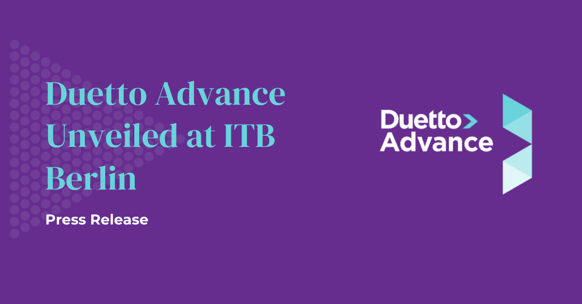 Duetto Advance unveiled at ITB Berlin