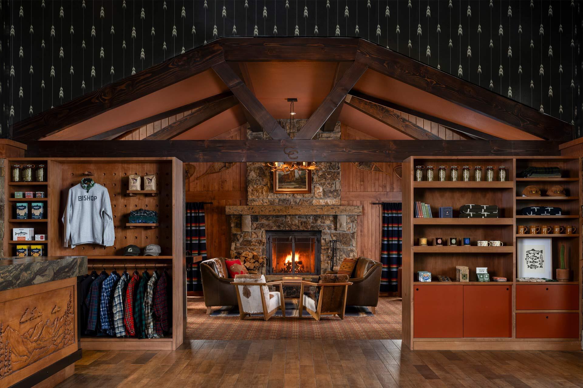 Wayfinder Bishop lobby and retail area